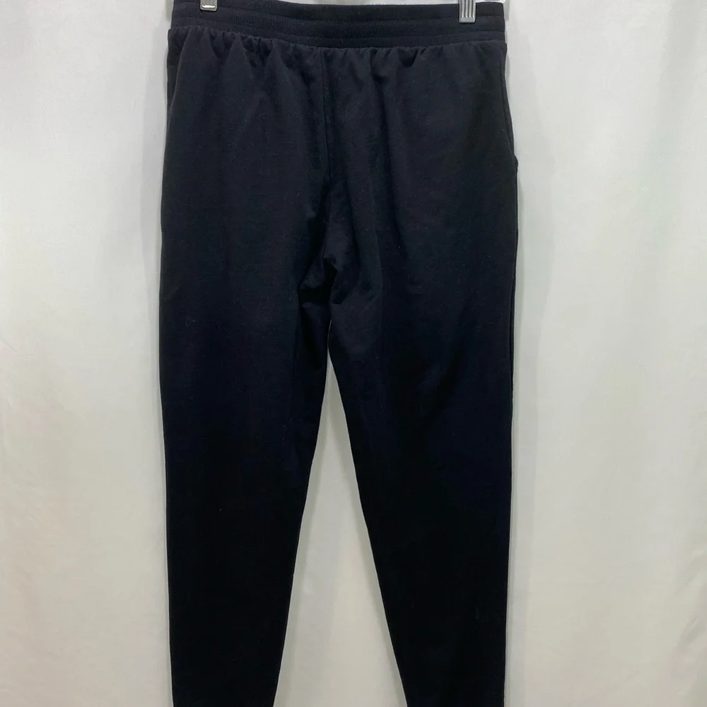 Isaak Mizrahi Black Sherpa Lined Elastic Waist Pants